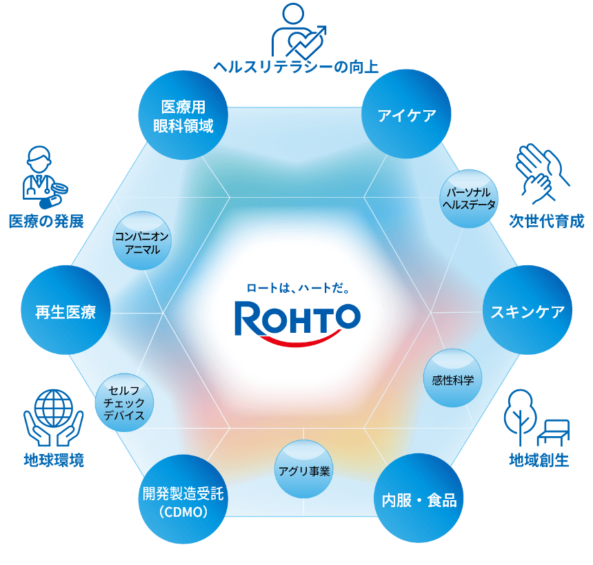 ロートグループ総合経営ビジョン2030 図